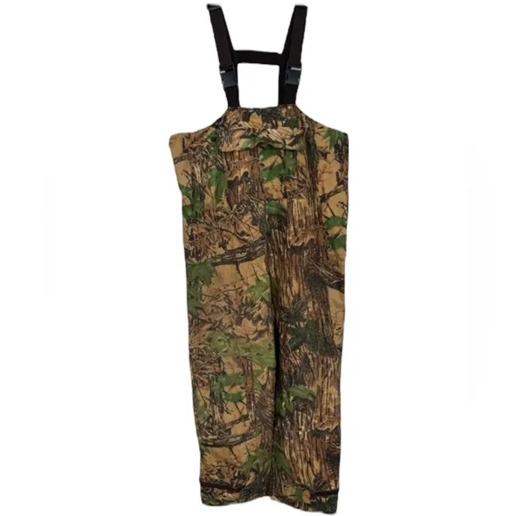Camo Overalls Realtree Outdoor Work Hunting Gear Camouflage Bib Rainfair Size XL