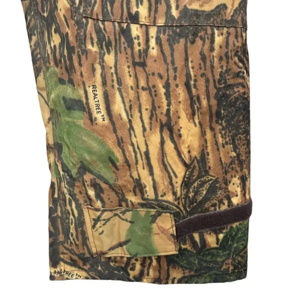 Camo Overalls Realtree Outdoor Work Hunting Gear Camouflage Bib Rainfair Size XL