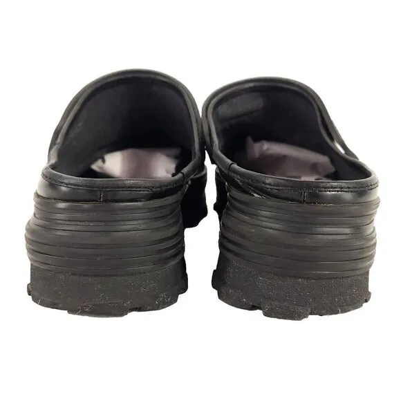 Camper Lab Traktori Leather Clogs Size 46 US 13 Mens Black CamperLab $315