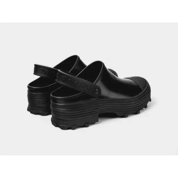 Camper Lab Traktori Leather Clogs Size 46 US 13 Mens Black CamperLab $315