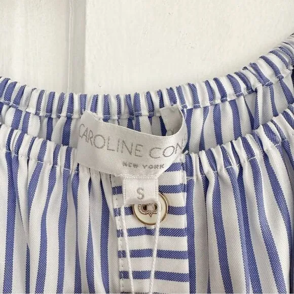 Caroline Constas Bardot Stripe Dress