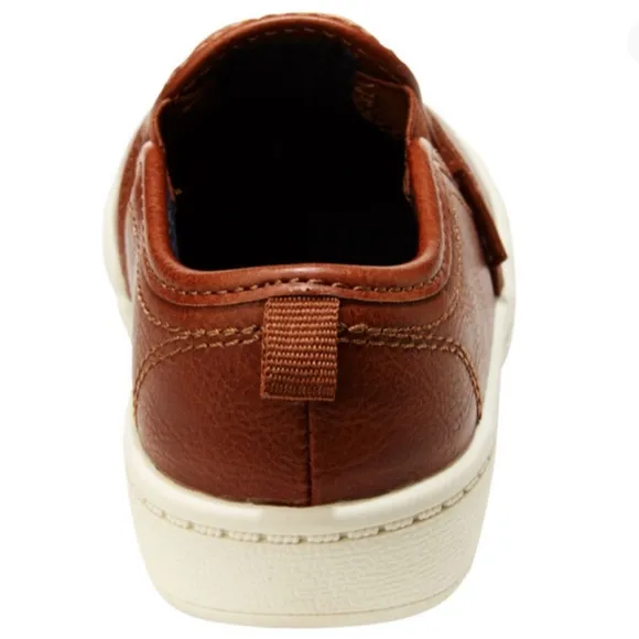 Carter's Bundle of Two Casual Toddler Sneakers Slip On Brown and Olive Size 7
