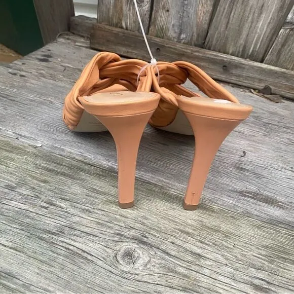 Carvela Guava Knotted Stiletto Heel Leather Mules size 38