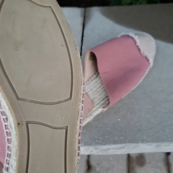 Castaner Color-Block Flat Mules Espadrille Size 37