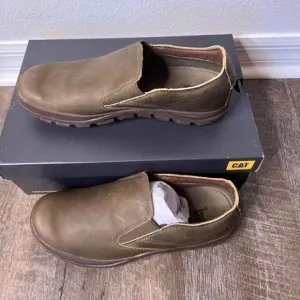 Caterpillar Fused Men's Leather Slip-On‎ Shoes-Size 9