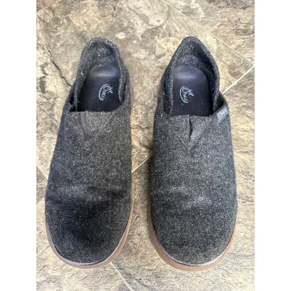 Chaco Revel Men's Slip on Moccasin Loafer Comfort Casual Cozy Winter Gary Size 7