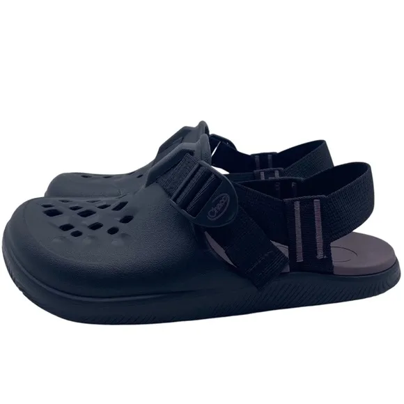 Chaco Womens Shoes Chillos Clogs Sz 7 Black Flat Comfortable Cushioned Casual