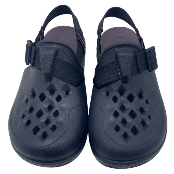 Chaco Womens Shoes Chillos Clogs Sz 7 Black Flat Comfortable Cushioned Casual