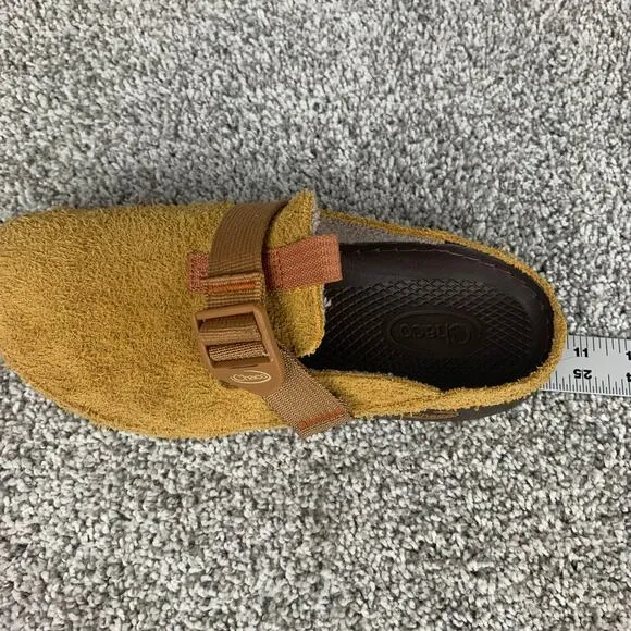 Chacos Paonia Clog Womens Size 8 Tan Suede Waterproof Slip On Mule Granola