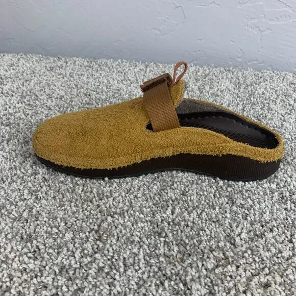 Chacos Paonia Clog Womens Size 8 Tan Suede Waterproof Slip On Mule Granola