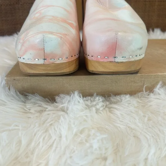 Charlotte Stone Martino Sundown Wooden Clogs