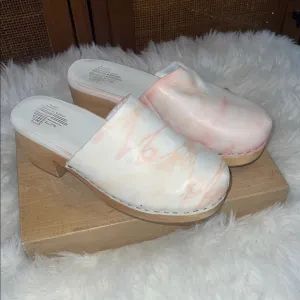 Charlotte Stone Martino Sundown Wooden Clogs