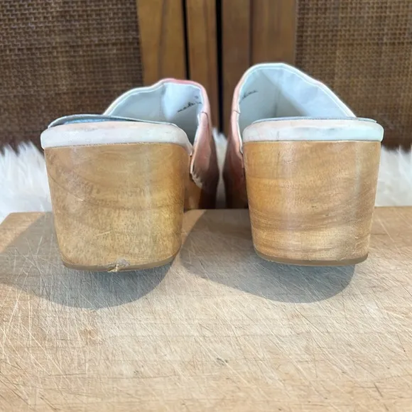 Charlotte Stone Martino Sundown Wooden Clogs