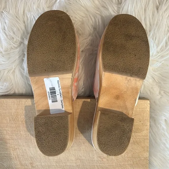 Charlotte Stone Martino Sundown Wooden Clogs