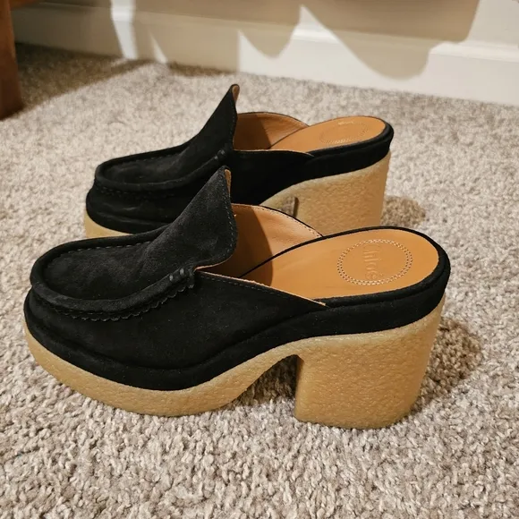 Chloé Women's Jamie High Block Heel Clogs Size 39
