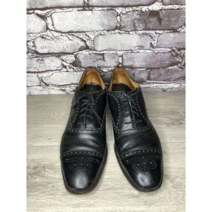 Church's England Custom Grade Black Leather Wingtip Oxfords Shoes Men Sz 13D US