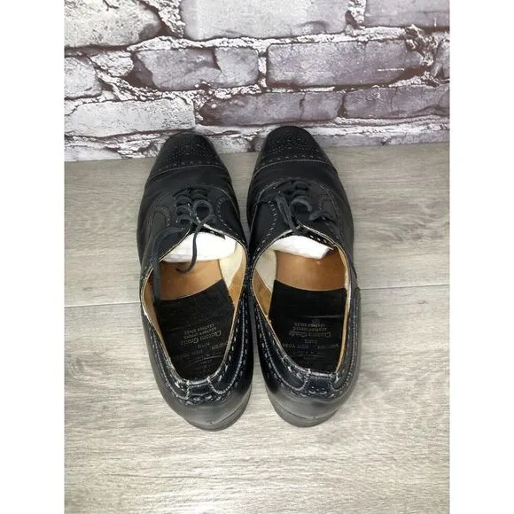 Church's England Custom Grade Black Leather Wingtip Oxfords Shoes Men Sz 13D US