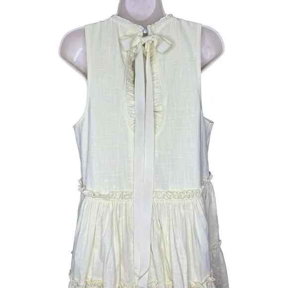 Cinq a Sept Song Dress in Limelight Cotton Dress NWT Size Medium