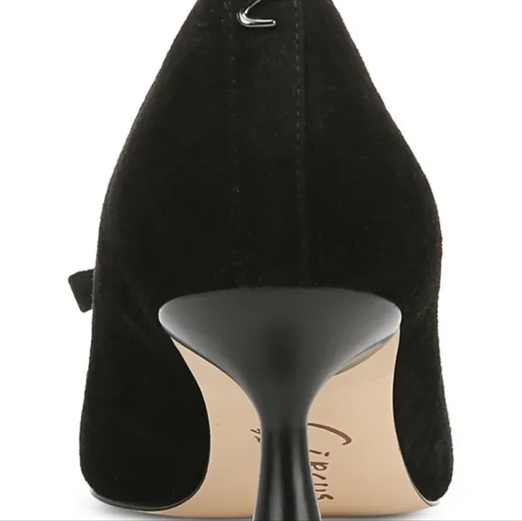 ❣️💕Circus by Sam Edelman Womans Size 10 - Black Suede 2 1/3 &quot; Heels NWOT💓❤️‍🩹