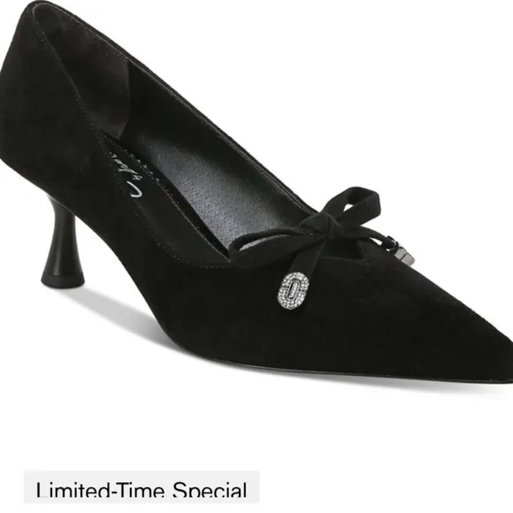 ❣️💕Circus by Sam Edelman Womans Size 10 - Black Suede 2 1/3 &quot; Heels NWOT💓❤️‍🩹