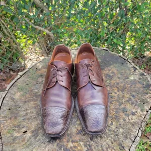 Ciro Schiano Oxfords Cap Toe Brown Leather Italy/Ciro Schiano Belvedere