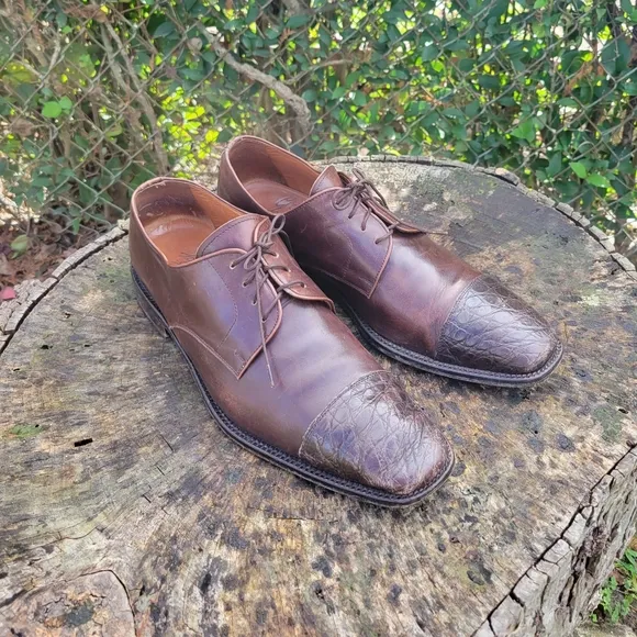 Ciro Schiano Oxfords Cap Toe Brown Leather Italy/Ciro Schiano Belvedere