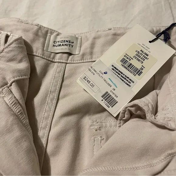 Citizens Of Humanity Paloma Utility Trousers Pants 28