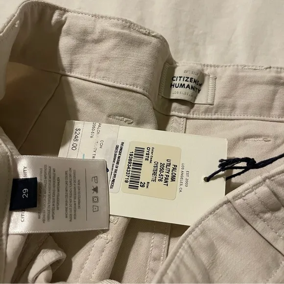Citizens Of Humanity Paloma Utility Trousers Pants 29