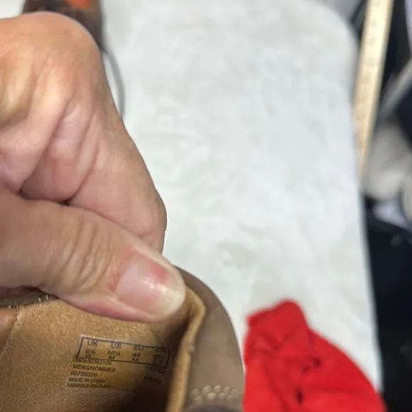 Clarks Brown Leather Oxford Shoes with Moccasin Stitching