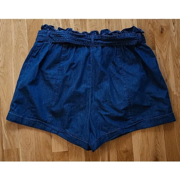 Cleobella Joplin Paperbag Short in Classic Blue Size Medium Bohemian