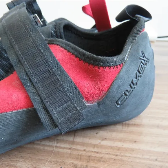 CLIMBX RaveX Rock Climbing Bouldering Shoes in Red Gorpcore - Men's US 10.5