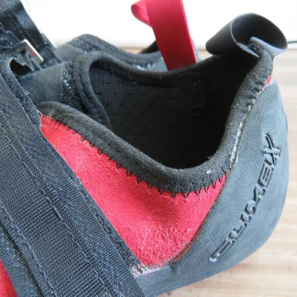 CLIMBX RaveX Rock Climbing Bouldering Shoes in Red Gorpcore - Men's US 10.5