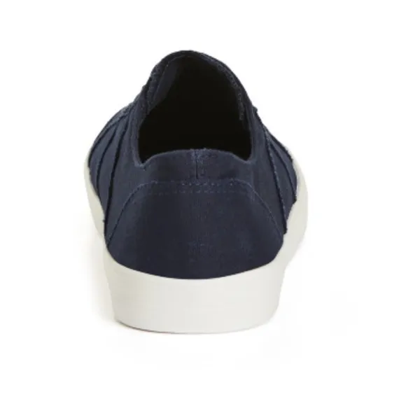 CLOUDWALKERS WIDE FIT Size 8EEE Navy Elastic Lace Trainer (SH05)