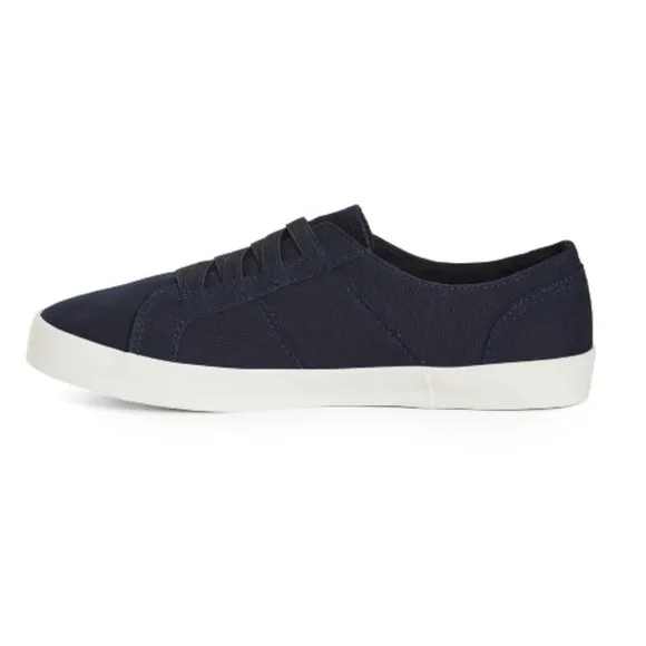CLOUDWALKERS WIDE FIT Size 8EEE Navy Elastic Lace Trainer (SH05)