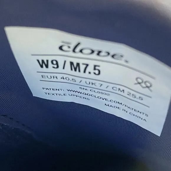 Clove Women’s SuperCush Forte Slip-On Sneakers – Size 9 – Navy Blue –