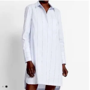 Club Monaco Strawberta Dress in Blue Stripe - Size 6