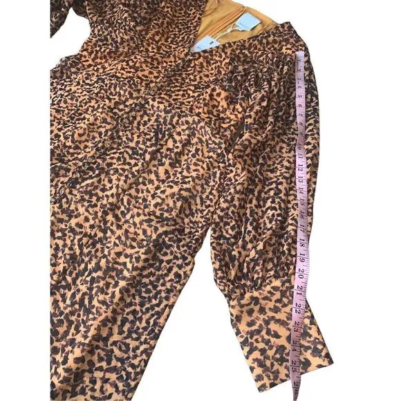 C/Meo Collective Apparent Long Sleeve Dress With An All Over Abstract Animal Pri