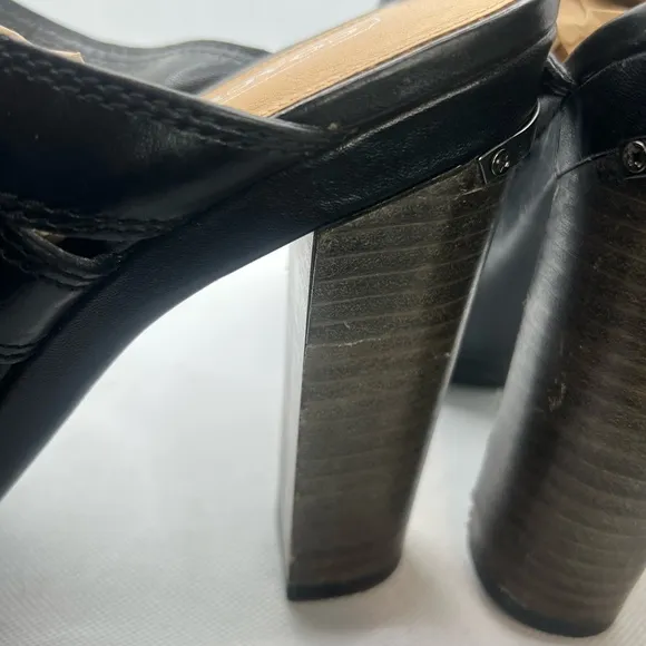 Coach Black and Brown Heels