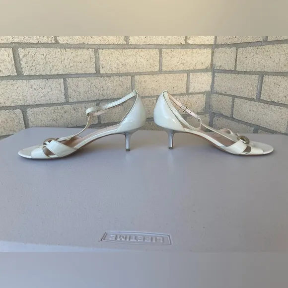 Coach Hellena Soft Patent Leather Kitten Heels