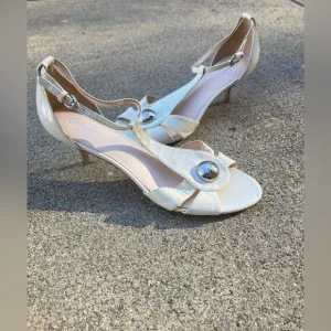 Coach Hellena Soft Patent Leather Kitten Heels