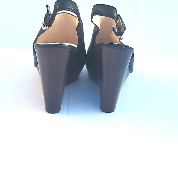 Coach Jade Wedges Platform Slingback Sandals Shoez SZ 10