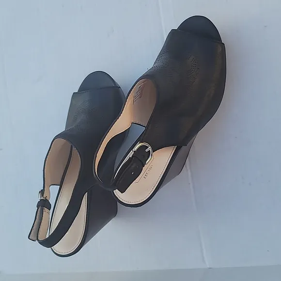 Coach Jade Wedges Platform Slingback Sandals Shoez SZ 10