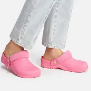 COACH petunia pink Lola Clogs. Size 7