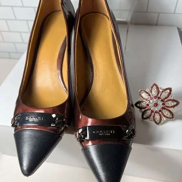 Coach Bowery Kitten Heels