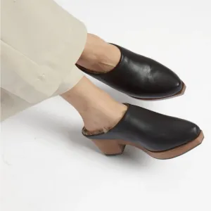 Coclico Keratin Shearling Leather Clogs