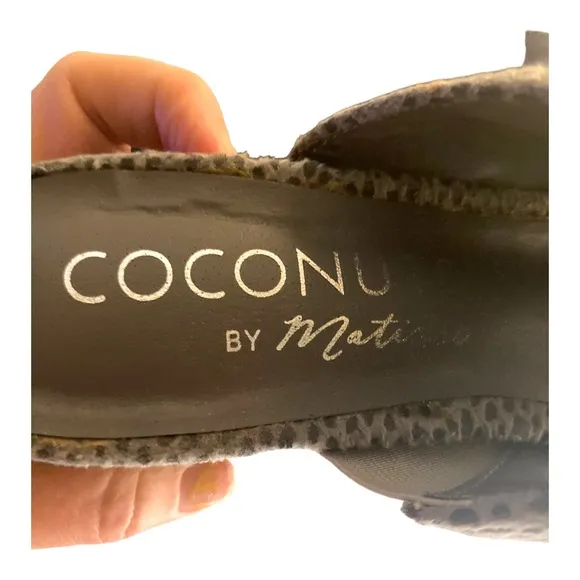Coconuts by Matisse Higher Ground Mules 3&amp;1/2&quot; Heel Gray Size 9M