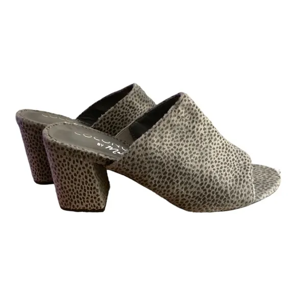 Coconuts by Matisse Higher Ground Mules 3&amp;1/2&quot; Heel Gray Size 9M