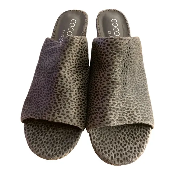Coconuts by Matisse Higher Ground Mules 3&amp;1/2&quot; Heel Gray Size 9M