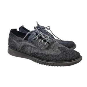 Cole Haan 10 Zerogrand Stitchlite Wingtip Oxfords Gray Comfort Lace Up Sneaker