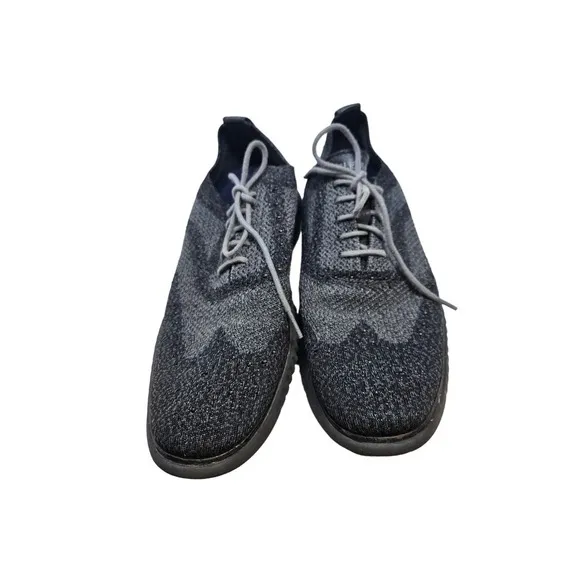 Cole Haan 10 Zerogrand Stitchlite Wingtip Oxfords Gray Comfort Lace Up Sneaker